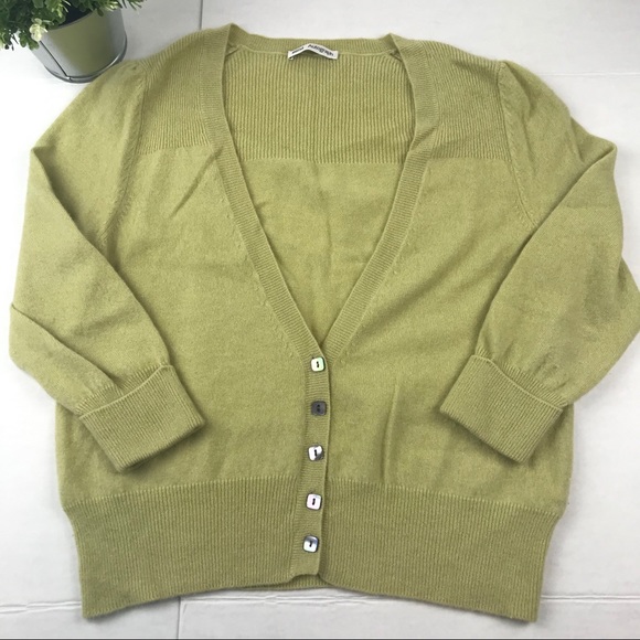 MARKS & SPENCER Autograph CARDIGAN 100% CASHMERE - Picture 1 of 8